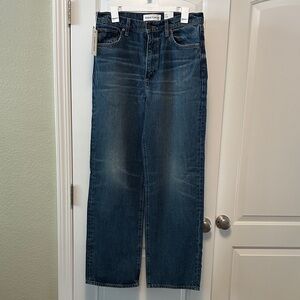 Denim Forum Women’s High-Rise Wide leg Cleo Jeans -